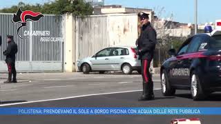 POLISTENA PRENDEVANO IL SOLE A BORDO PISCINA CON ACQUA DELLA RETE PUBBLICA [upl. by Airbmak]