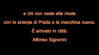 FedezAlfonso Signorini Lyrics [upl. by Kcirddor676]