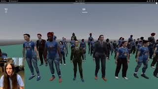 Test Stressing  Humanizer  Free 3D Charactor Creator for Godot 42 [upl. by Kabob889]