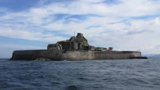 007 SkyFall the REAL Battleship Island Gunkanjima 軍艦島 rare film [upl. by Soracco]