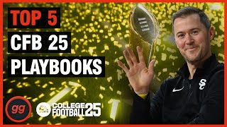 These Are The Top 5 Offensive Playbooks in College Football 25 [upl. by Yarezed]