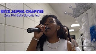 Beta Alpha Chapter of Zeta Phi Beta  New Initiate Presentation  Spring 18 4K [upl. by Tyler]