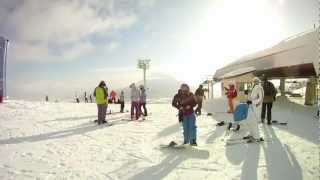 Skiing in Niseko Japan [upl. by Arocahs]