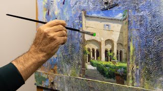 Painting Van Goghs French Asylum  An Intimate Scene [upl. by Veronike425]