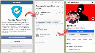 Enable twofactor authentication  Keep Your Account Safe  Facebook Keep Your Account Safe Problem [upl. by Atalya]