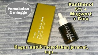 Review Avoskin Your Skin Bae Panthenol 5  Mugwort  Cica Serum  Pemakaian 2 minggu [upl. by Ytisahc313]