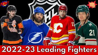 Predicting the Leading Fighter for Each NHL Team  202223 Season [upl. by Llerrut]