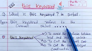 this keyword in java  Learn Coding [upl. by Enyal]