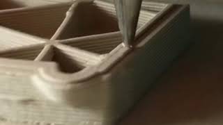 Printing Clay with a 1mm nozzle at 05mm layer heights [upl. by Alleunamme]