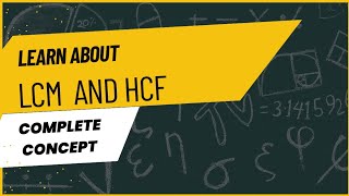 LCM by prime factorisation method LCM and HCF complete concept [upl. by Helbona]