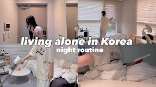 Night Routine after work  Living alone in Korea VLOG  skincare cleaning typical night routine [upl. by Abehshtab9]