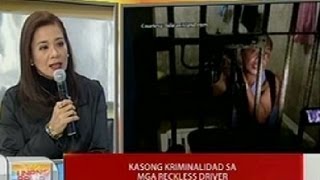 UB Kasong kriminalidad sa mga reckless driver [upl. by Yanehc]