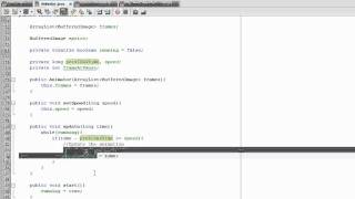 Animating Sprites  3  General Java Game Development Tutorials [upl. by Chlores]