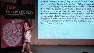 Media Objectification and Devaluation of Women Goal Auzeen Saedi Ph D at TEDxGunnHighSchool 2013 [upl. by Ennaej]