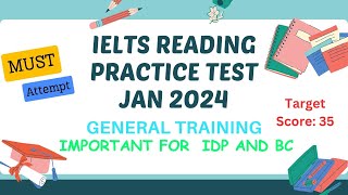 ielts reading practice test with answers  9 january 2024 [upl. by Ackerley527]