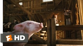 Charlottes Web 310 Movie CLIP  Wilbur Meets Charlotte 2006 HD [upl. by Philps737]