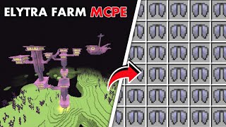 Can I Make Elytra Farm in Mincraft 🔥  Mcpe 120 Gameplay [upl. by Barr843]