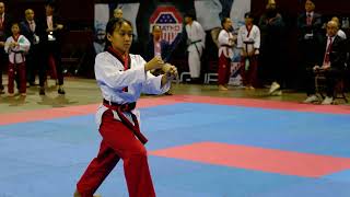 2023 US Grand Prix Final Poomsae Female Individual Dina [upl. by Enwad]