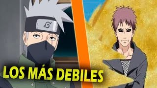 ¿QUIÉN es el KAGE MÁS DEBIL de CADA ALDEA  UchiHax [upl. by Rebmat]