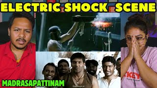 Madrasapattinam  Electric Shock Scene Reaction  Part 3 [upl. by Sorac828]