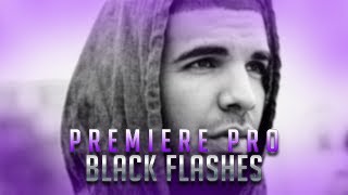 How To Create Black Flashes in Premiere Pro 2017 [upl. by Aratihc]