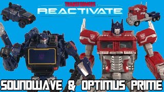 Soundwave amp Optimus Prime Review  Transformers Reactivate [upl. by Foster]