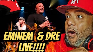 EMINEM HOUDINI x FORGOT ABOUT DRE LIVE   REACTION [upl. by Thaddus834]