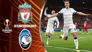 Liverpool vs Atalanta Extended Highlights  UEL QuarterFinals 1st Leg  CBS Sports Golazo [upl. by Atrice]