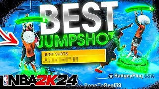 The BEST JUMPSHOTS for EVERY THREE POINT RATING  HEIGHT on NBA 2K24 [upl. by Akiret163]