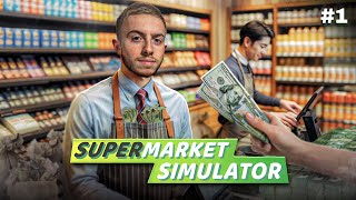 J’ARNAQUE TOUT LE MONDE EN TANT QUE CAISSIER  🤣 SuperMarket Simulator [upl. by Leicester]