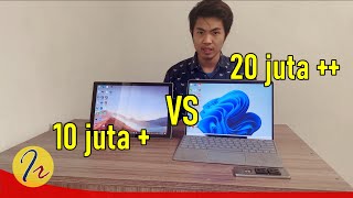 Microsoft Surface Pro 7 vs Pro 8 Fisik Harga Kamera mana yang lebih pro [upl. by Halyhs]