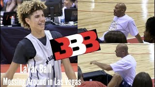 LaVar Ball makes LaMelo Ball Take a Seat On the Court😂😂 [upl. by Dorcea]