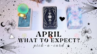 April 2024 Predictions PICK A CARD What to Expect  Intuitive Reading [upl. by Ellehsat]