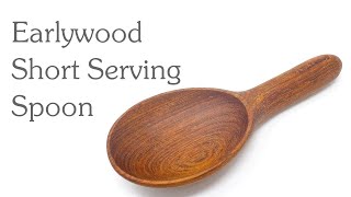 Earlywood Short Wooden Serving Spoon [upl. by Keelin]