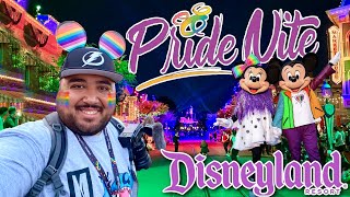 DISNEYLAND PRIDE NITE MADE ME EMOTIONAL First Ever Disneyland Pride Event [upl. by Chader584]