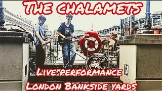 The Chalamets Band live performance London Bankside Yards summer 2024 Street Musician [upl. by Catlaina]