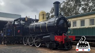 Leschenault Lady Returns to Steam  South West Rail Heritage Centre  Boyanup [upl. by Htebezile361]