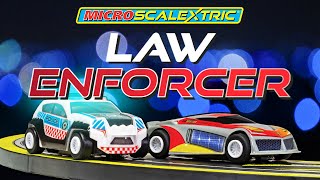 SCALEXTRIC  MICRO SCALEXTRIC LAW ENFORCER [upl. by Bernat]