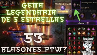 Consigo Gema Legendaria de 5 Estrellas en Falla Antigua con 53 Blasones Gastados  DIABLO IMMORTAL [upl. by Ross]