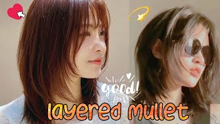 Mullet Layered Haircut✁ TUTORIAL step by step✧ [upl. by Leiruh312]