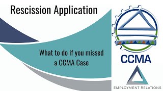 You missed a CCMA case  What now  RESCISSION APPLICATION  A stepbystep to do it yourself  SA [upl. by Zebadiah]