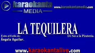 La tequilera Karaoke estilo Ángela Aguilar [upl. by Walliw]