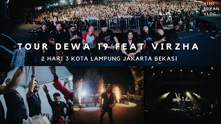 TOUR DEWA 19 FEAT VIRZHA 2 HARI 3 KOTA ⁉️ KALIAN SANGGUP ⁉️ LAMPUNGJAKARTABEKASI HEY FESTIVAL 🔥 [upl. by Bowes]