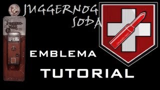 Black Ops 2 Emblemi Juggernog  Juggernaut Soda Emblem Tutorial [upl. by Gosney]