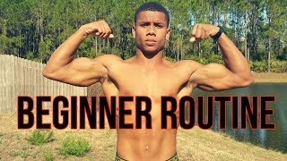 Beginner Home Calisthenics Full Body Routine [upl. by Nirek151]