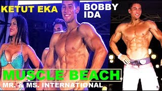 BOBBY IDA  MuscleBeach Kuta Bali 15 Okt 2017 MrInternational part 01  BobbyIda [upl. by Akili]