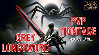 Dark and Darker Longsword Highlights Fighter Parry PvP [upl. by Nerej]