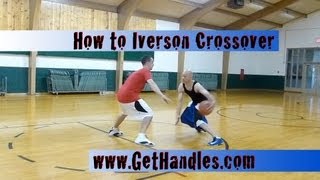 How to Allen Iverson Crossover Tutorial  Crosses Jordan NBA [upl. by Maida]