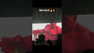 Red Hulk first look from D23 Captain America Brave New World D23 marvelfans [upl. by Nnarual551]