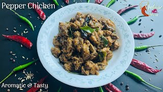 Pepper chicken recipe in Tamil  Milagu kozhli varuval  Chicken Appetizer  Starter [upl. by Joseito737]